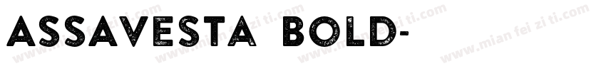 ASSAVesta Bold字体转换